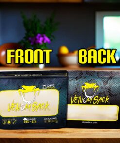 Venom Sack One Pound Cannabis Marijuana Bag Pouch Packaging Front & Back