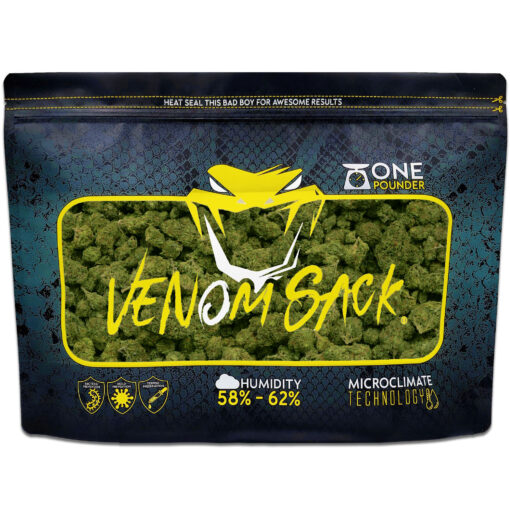 Venom Sack One Pound Cannabis Marijuana Bag Pouch Packaging